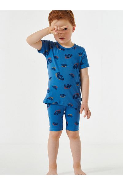 Schiesser Pyjama Love Cotton Schlafanzug Schlafmode Bequem