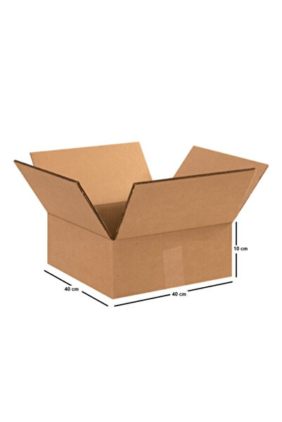 AMBALAJ MARKT Çift Oluklu Elbise, Gömlek, Kazak, Mont Kolisi 40x40x10 Cm Esme...