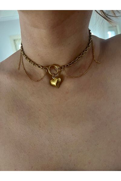 Hoop jewelery Steel Design Gothic Model Choker