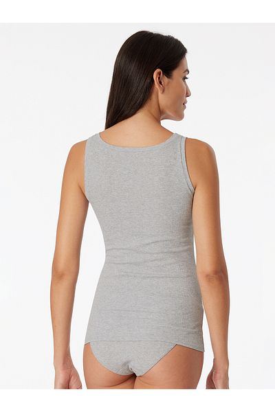 Schiesser Tanktop Pure Rib Tank-top Unterhemd Unterzieh-shirt