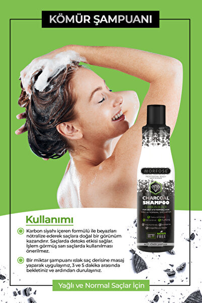 Morfose Karbon Şampuan 500 ml