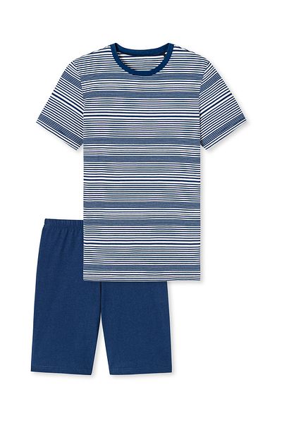 Schiesser Schlafanzug Summer Camp Schlafanzug Pyjama Schlafmode Bequem