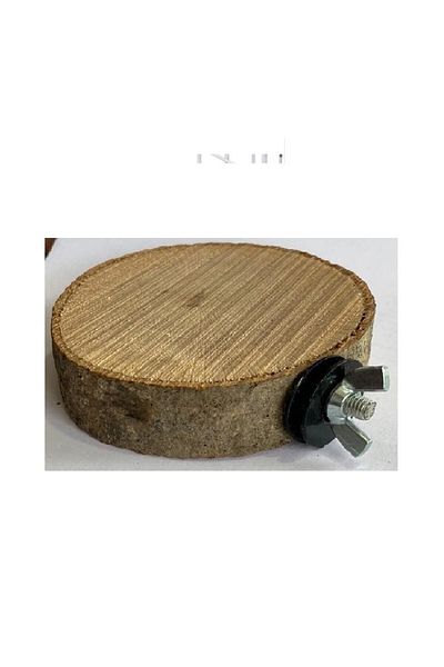 İstanbul Kafes Natural Wooden Log Perch Round Log Bird Perch Budgie (PACK OF 2)