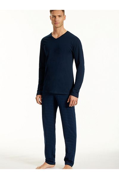 Schiesser Schlafanzug Uncover Schlafanzug Pyjama Schlafmode