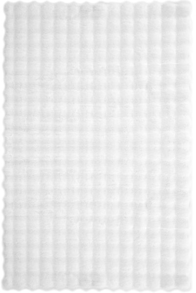 Cool Halı Sofia Beyaz Halı Yıkanabilir Halı Yumuşak Dokulu Uzun Tüylü Suni Kü...