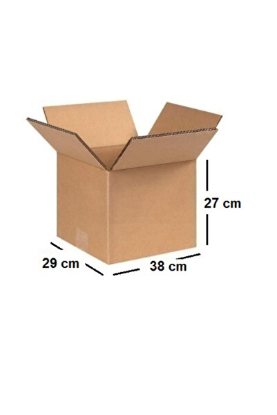 AMBALAJ MARKT Çift Oluklu Koli, Çok Amaçlı Koli 38x29x27 Cm Bc Dalga 20 Adet