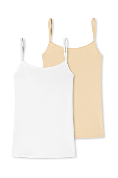 Schiesser Spaghettitop Uncover Spaghetti-Top Unterhemd Unterziehtop