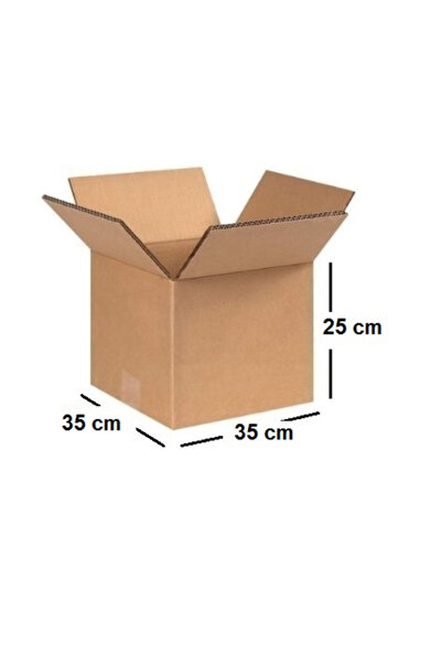 AMBALAJ MARKT Çift Oluklu Koli 35x35x25 Cm Bc Dalga 10 Adet