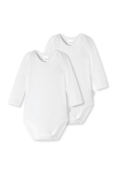 Schiesser Baby Bodies 2er-Pack Body Langarm Kurzarm Body
