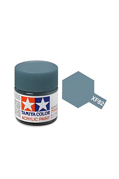 TAMIYA Xf-82 Ocean Gray 2 Matte Acrylic Paint (10 Ml. ), Hobby Painting Material