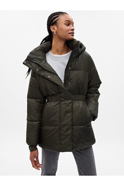 GAP Kadın Haki Big Puff Şişme Mont