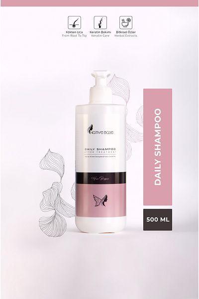 Native Base Keratin Friendly Daily Shampoo - For Treatment Effective for Your Original