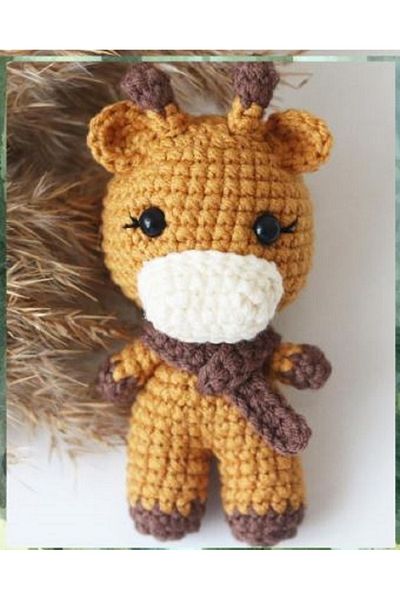 Penguen Knitted Mini Giraffe Toy (7 cm) Healthy Toy