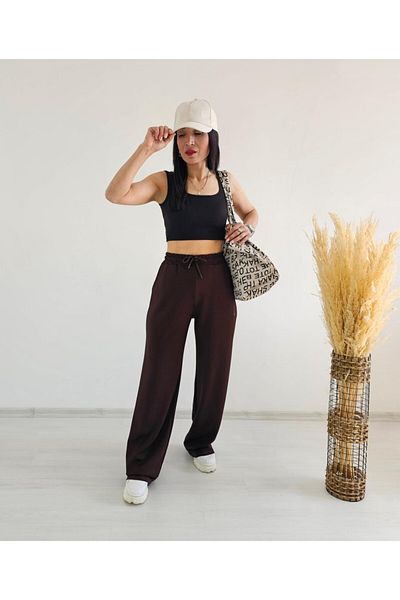 6 butik altı üstü butik Φαρδιά πόδι με τσέπες στο κάτω μέρος