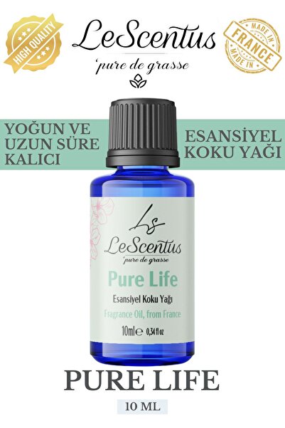 lescentus Pure Life Esansiyel Koku Yağı Buhurdanlık Yağı Difüzör Hobi Esansı ...