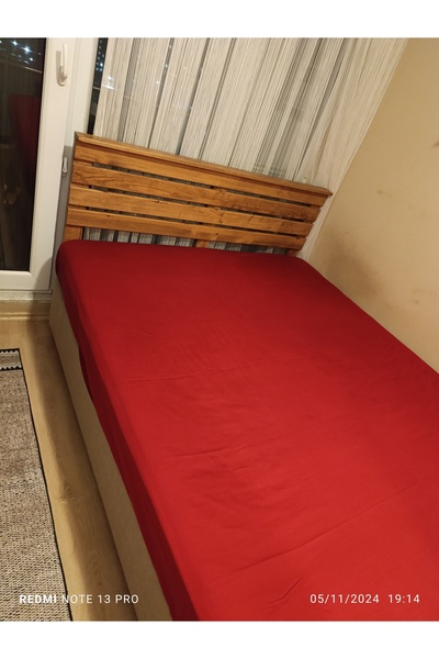 Dekorozi Ahaşp Yatak Başlığı / Ahşap Karyola Baza Başlığı