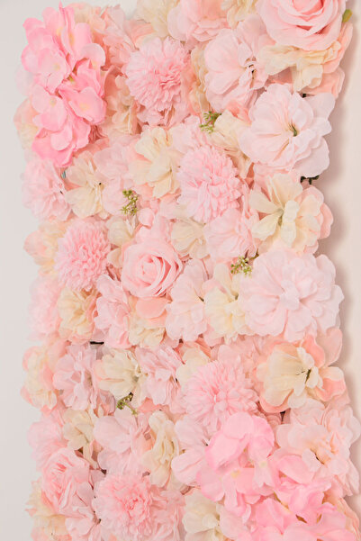 Yapay Çiçek Deposu Yapay Lüx Duvar Çiçeği Ortanca Ve Gül Zemin Kaplama Duvarı...