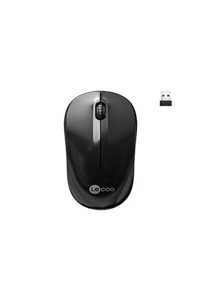 LENOVO LECOO WS206 Kablosuz 1200DPI+3 Tuşlu Siyah Mouse