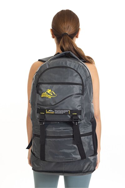 Tom's Jones 55+10 Litre Körüklü Dağcı Sırt Çantası | Çok Bölmeli | Kampçı, Tr...