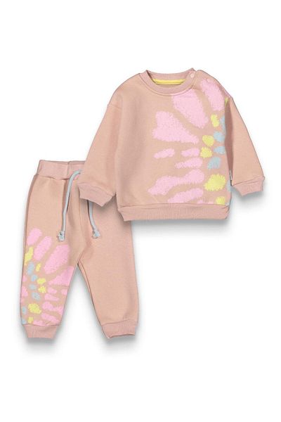 baby flamindo Baby Flamindo Batic Printed 3 Yarn Baby Girl Set