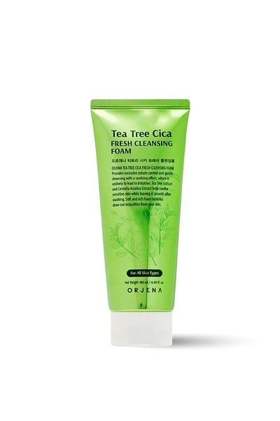 Orjena Tea Tree Soothing and Moisturizing Cleansing Foam - Fresh Cleansing Foam 180ml