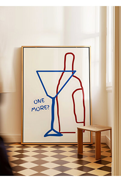 ARTHOUSECOLLECTIVE Poster Cocktail - Artă în linie - Decorare de perete - Pos...