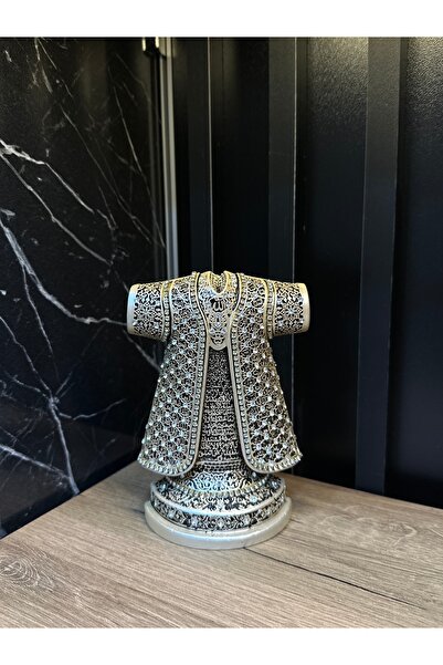 ZEKİ HEDİYELİK İnci Renk Mini Boy Kaftan – Taşlı, Dekoratif Polyester Biblo