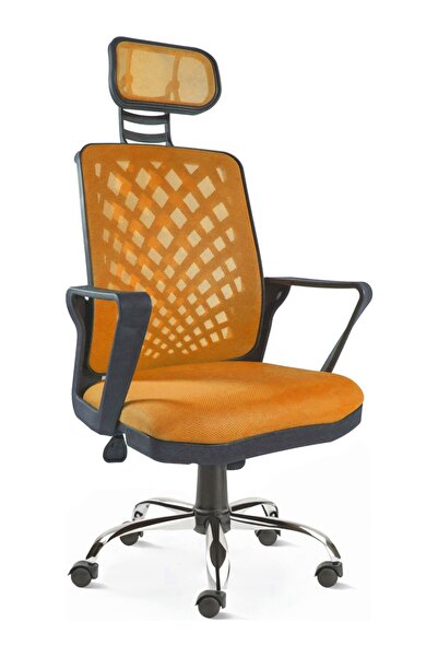 Arji Ev ve Ofis Çalışma Sandalyesi Bilgisayar Koltuğu - Siyah