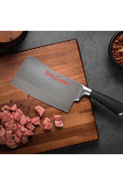 BETTY CROCKER Cleaver Knife 31Cm Black