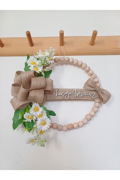 Okaliptus Tasarım Welcome Daisy Door Decor Door Ornament