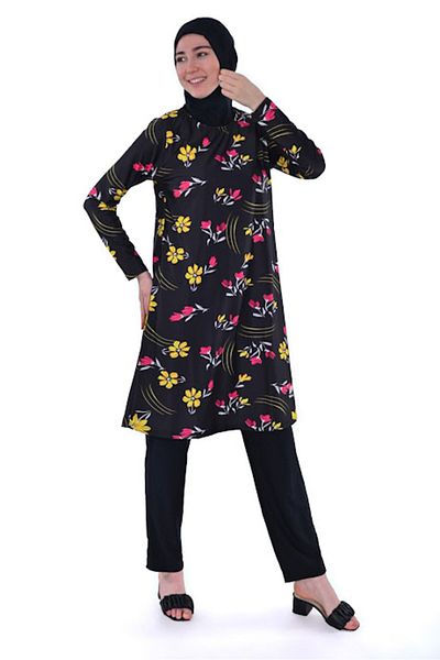 Ranuna Black Hijab Swimsuit - Ranuna