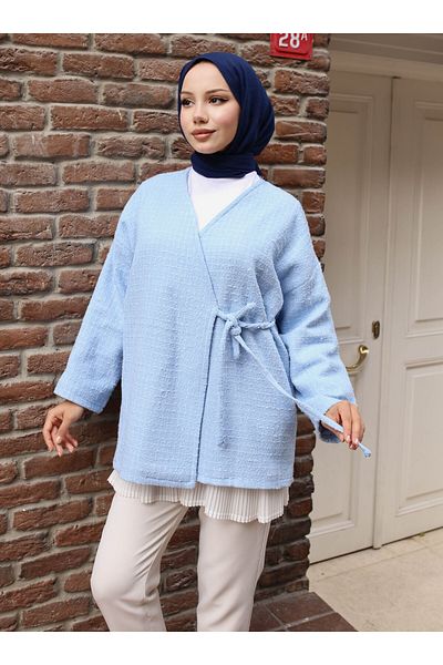 VAV Baby Blue Kimono Jacket - Vav