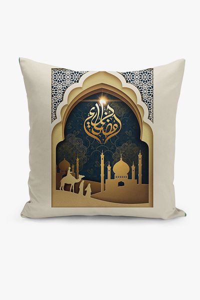 Filamente Set de huse de pernă cu model special Ramadan din 4 piese - imprimate digital pe două fețe