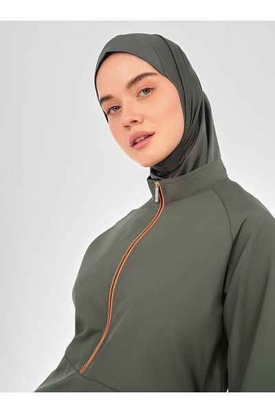 ALFASA Khaki Color Hijab Swimsuit - Alphasa Model