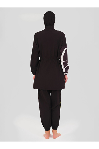 ALFASA Volta Neon Hijab Swimsuit - With Piping Decoration