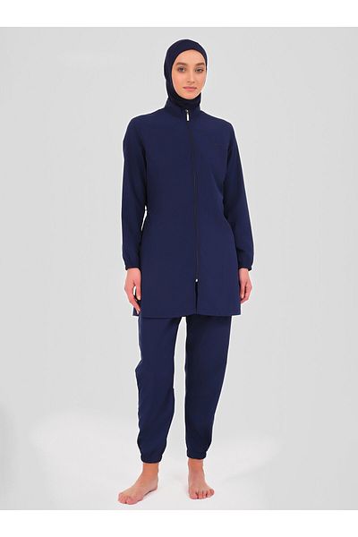 ALFASA Μαγιό Alfasa Basic Hijab Navy Blue