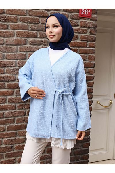 VAV Baby Blue Kimono Jacket - Vav
