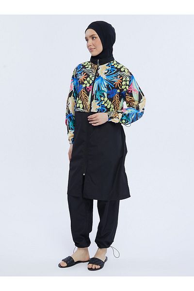Ranuna Ranuna Multicolored Hijab Swimsuit
