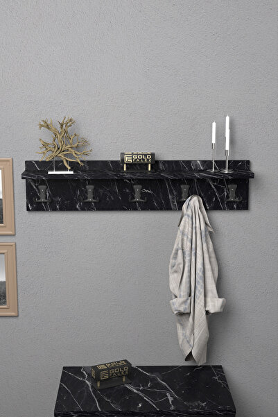 GOLDFALEZ Askılık Duvar Elbise Askılığı Portmanto 80 Cm Bendir Düz