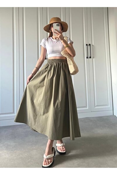 BLUEPERYY Ποπλίνα Γυναικεία Φούστα