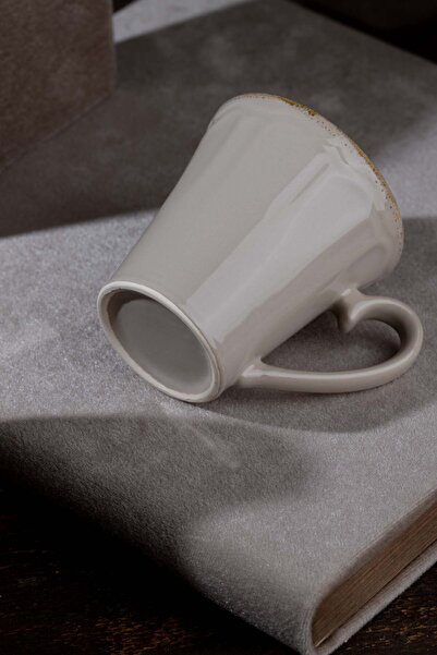Countra Set of 6 Ceramic Custom Coffee Foam Pattern Vintage Design Coffee Cup