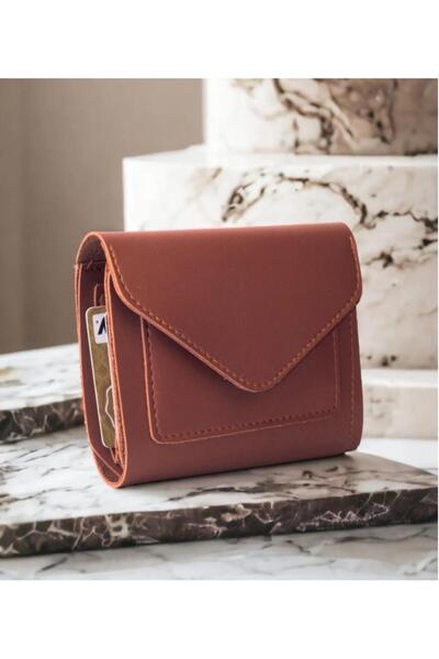 DZC KUZENLER AVM Kadın Fermuarlı çıtçıtlı Bozuk Para Bölmeli Cüzdan Kartlık A...