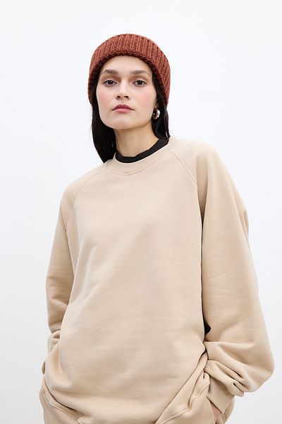 Manuka Основен суичър Camel Oversize