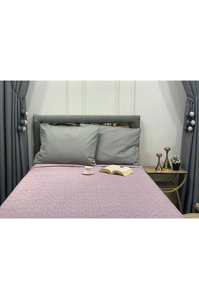 NİVEMESHOME Nivemeshome Lilac 200X230 Single Pique Cover Double