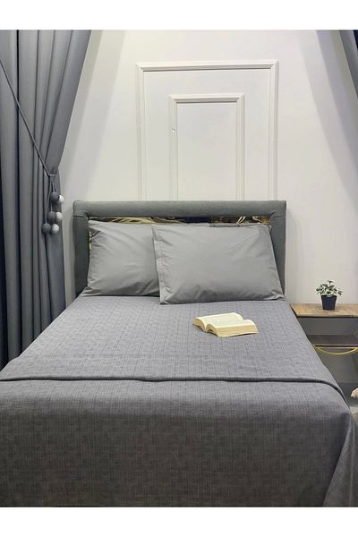 NİVEMESHOME Nivemeshome Gray 160X230 Single Pique Cover Single