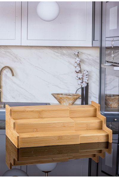 Lizzy 3-Tier Spice Stand with Openable Ladder