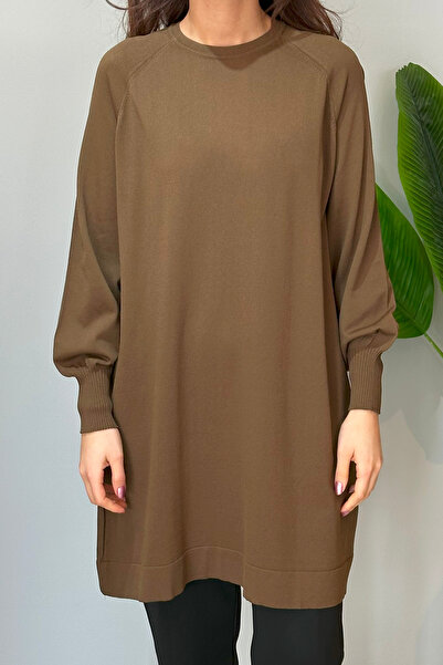 Nuss 500 тъмнокафява мерсеризирана туника - детайл на маншета