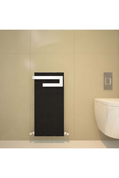 carisa Elvino Bath Alüminyum Havlupan Modern Tasarım Siyah