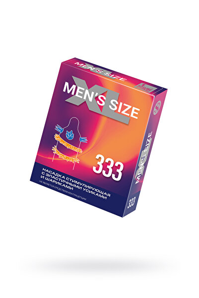 Erotist MENS SIZE 333 Dış Uyarımlı ve Tırtıklı Prezervatif - 1 Adet Extra Uya...