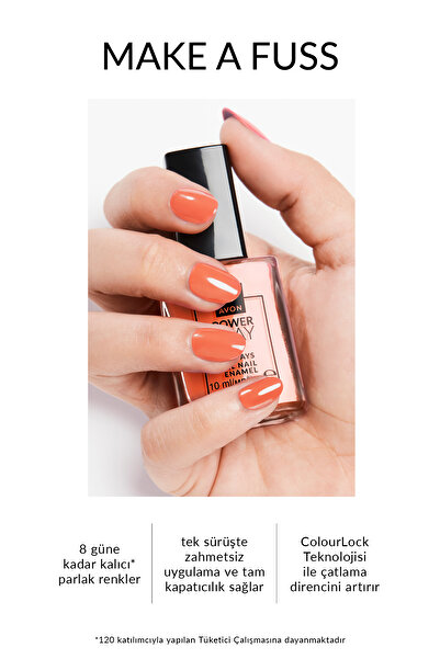 AVON Power Stay Jel Oje 10ml - Make a Fuss
